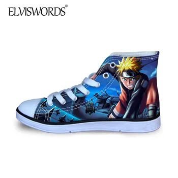 Moda Anime Naruto Imprimare Baieti Casual High top Canvas Copii Formatori Sport Indesata Adidas zapatillas de deporte