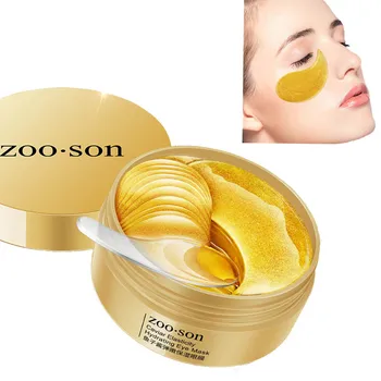 Aur, Caviar Masca de Ochi Natural de Hidratare Gel de Ochi patch-uri de a Elimina Cercurile Intunecate de Varsta Anti Sac de Ochi Antirid 60 Bucată de Îngrijire a Pielii