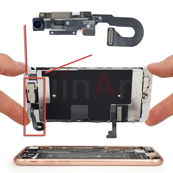 Originale Pentru iPhone 7 8 Plus de Lumina Senzor de Proximitate Mic Camera video Frontală Cablu Flex Pentru iPhone X Xr Xs Max 7G 8G Camera Frontală Flex