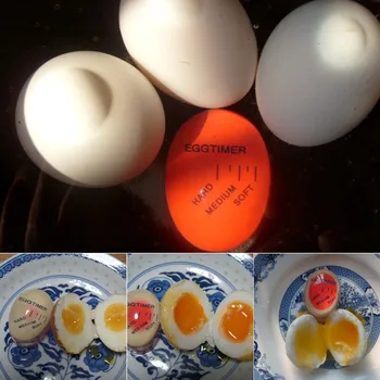 1 buc Ou Perfect de Schimbare a Culorii Timer Delicioase Moale Fiert Tare Ouă de Gătit Ajutor Bucatarie Calendarul Timer sensibile la Căldură