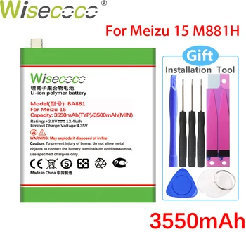 Wisecoco BA881 3550mAh Baterie Pentru Meizu 15 M881M M881Q M881M M881Q SmartPhone + Numărul de Urmărire