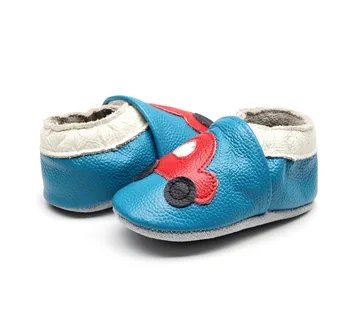Autentice din Piele de Noi Mini-Dovada de animale Pantofi pentru Copii Soft Copii Băieți Fete pentru Sugari copil Mocasini Pantofi Papuci de casă cel mai frumos cadou
