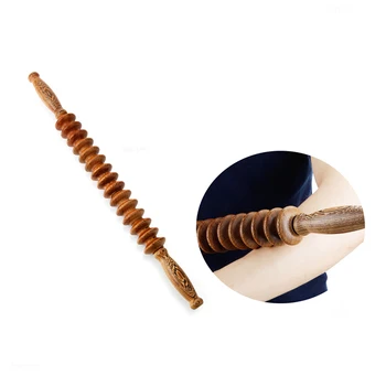 Aripi de pui lemn de rulare instrumente de Masaj cu role de gât/talie/picior/spate/reducere a greutății corporale cu role de masaj stick