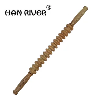 Aripi de pui lemn de rulare instrumente de Masaj cu role de gât/talie/picior/spate/reducere a greutății corporale cu role de masaj stick
