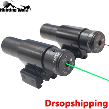 Tactic Rosu Verde Laser cu Reglabil 11/20mm Rail Mount Calibrare cu Laser Aplicare Vedere pentru Vanatoare, Airsoft Optic Pușcă
