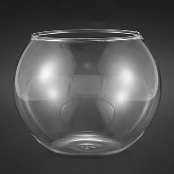 Runda Sfera Vaza din Sticla Transparenta Rezervor de Pește