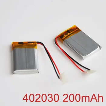 2-10BUC 3.7 V baterie Reîncărcabilă litiu-ion polimer baterie 200mAh 402030 LIPO celule li-ion pentru MP3 MP4 player dispozitiv bluetooth