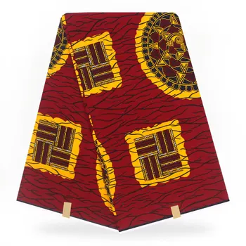 African wax tesatura de bumbac material Nigerian ankara printuri ceara batic poliester de înaltă calitate de cusut pânză pentru rochii