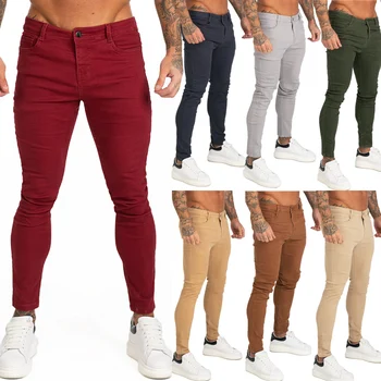 Blugi Slim Fit Super Skinny Jeans Pentru Barbati Street Wear Hio Hop Glezna Reducere Strâns Strâns La Corpul De Dimensiuni Mari Stretch