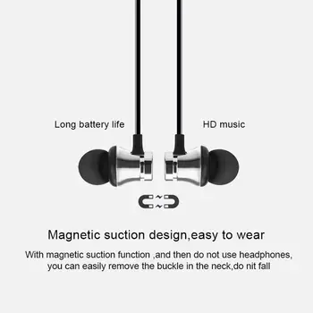 En-gros XT11 Magnetic Wireless bluetooth pentru Căști muzica Impermeabil Telefon setul cu cască de Susținere sport Căști Microfon Pentru iPhone Xiaomi