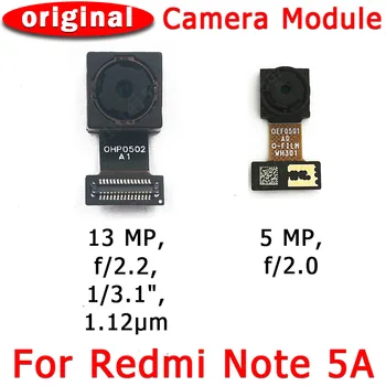 Originale Fata-Spate, Camera din Spate Pentru Xiaomi Redmi Note 5 Pro 5A Prime Principale cu care se Confruntă Camera Module Flex Cablu Piese de schimb