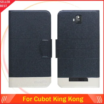 5 Culori Calde! Cubot King Kong Caz Telefon Cu Capac Din Piele,Fabrica Direct De Lux Complet Flip Stand Piele Coajă De Telefon De Cazuri