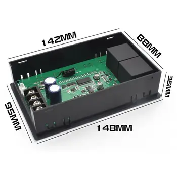 LCD Smart Display Digital 0~ reglabil 60A PWM Motor de curent continuu Controler de Viteză Sincronizare Reversibilă de control de la Distanță 12V 24V 36V 48V