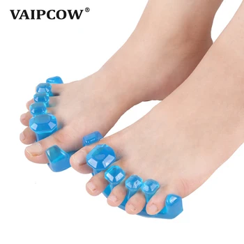 Silicon Branț,Deget / Deget Separator Picioare Reutilizabile Nail Art Manichiura Pedichiura Picior Bretele Lavabil Picior de Îngrijire branț