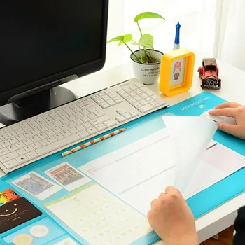 Moda Multi-funcție PVC Impermeabil Anti-Alunecare Pad Mouse-ul de Mari Dimensiuni Birou Calculator Laptop Soareci Pad Protector Mat 4-Color