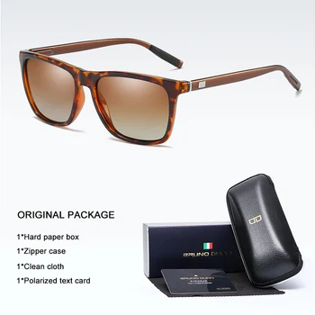 Bruno Dunn Brand Unisex Retro Aluminiu+TR90 ochelari de Soare Lentile Polarizate Vintage Ochelari, Accesorii Ochelari de Soare Pentru Barbati/Femei 6108
