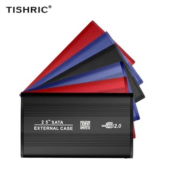 TISHRIC Aluminiu HDD Caz pentru Hard Disk Cutie Cabina de Caz HDD 2.5 inch USB3 Hard Disk Caz Sata la USB Extern HD Cutie Optibay