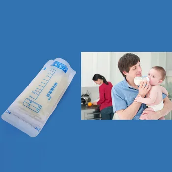 30 Buc 250ml Lapte Matern Sac de Depozitare Alimente pentru Copii de Depozitare Practic Și Convenabil de Lapte Matern Congelator în condiții de Siguranță Saci