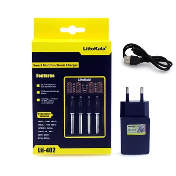 Liitokala Lii402 Lii202 Lii100 LiiS1 18650 Incarcator 1.2 V, 3.7 V, 3.2 V AA/AAA 26650 NiMH li-ion Inteligent Incarcator 5V 2A UE Plug