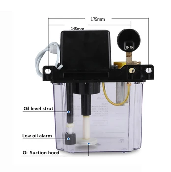 2L Automat de Ungere a Pompei de Ulei Electromagnetice Pompa de Ulei Dual Display Digital Strung CNC Oiler Gresor 50ML/MIN