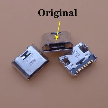 100buc Micro USB soclu jack conector încărcător Port de Încărcare pentru Samsung Galaxy Core Prim G360 G361F Tab E Un Tab Tab 3 Lite 7.0