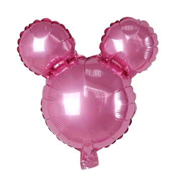 10buc Desene animate Mickey Minnie Cap de Aluminiu Baloane Folie Baby shower Fericit Ziua de naștere Partidul Decor Consumabile Jucărie pentru Copii Aer Globos