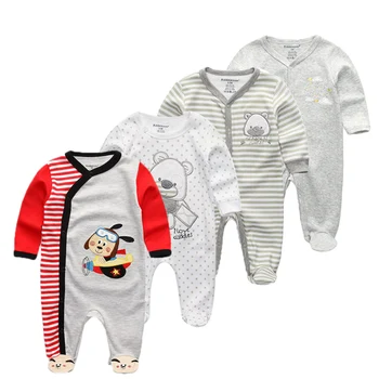 4 BUC/lot Flanel Moale Copil Sleepwear Kawaii Copii Băiat Fete Pijamale Cald Băieți Fete cu Gluga pentru Copii haine