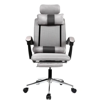 De înaltă calitate, plasă de scaun de calculator lucrare scaun de birou minte și de ridicare a personalului fotoliu cu suport pentru picioare transport gratuit