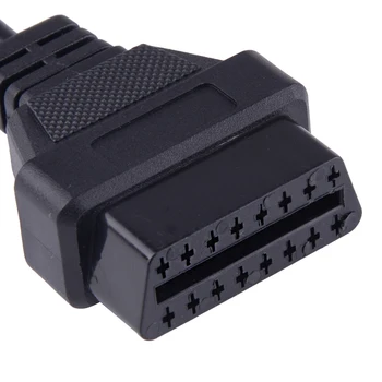 DWCX Masina de Plastic 9 Pini OBD1 la 16 de Diagnosticare OBD2 Conector Cablu Adaptor potrivit pentru Subaru