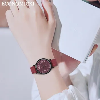 Curea din piele Ceasuri pentru Femei de Lux 2020 Brand de Top Pentru Femei Ceas Vintage Reloj Mujer Elegante Casual Ceas zegarek damski