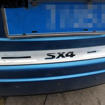 Potrivit Pentru Suzuki SX4 Hatchback din Inox Bara Spate Scuff Placă de Protecție Guard plate Accesorii Auto 2006-2011 2012 2013