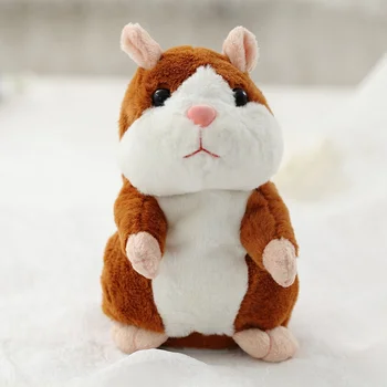 2020 Vânzare Fierbinte 16cm Kawaii rusă Talking Hamster Jucărie de Pluș de Înregistrare a Sunetului de Pluș Hamster Valentine Cadou de Crăciun pentru copii