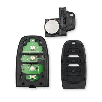 KEYYOU Mașină Smart Remote Key Fob 3+1 Buton 315MHz FCC ID: IYZFBSB802 pentru Audi A3 A4 A5 A6 A8 Quattro Q5 Q7 A6 A8 Cu cip ID46