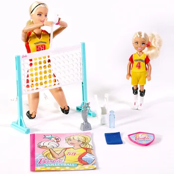 Original Papusa Barbie Volei Playset Jucarii pentru Fete de 22 de Rosturi de Mișcare Păpuși Barbie Clothtes Jucarii pentru Copii Cadou de Ziua de nastere