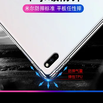 Rezistență picătură de caz Pentru 2020 Huawei MatePad 10.4 inch TPU Slim capacul din spate BAH3-AL00 BAH3-W09 Transparent caz moale Funda capa