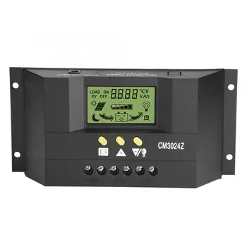 12V 24V PWM Inteligenta Panou Solar Charge Controller Regulator Display LCD 30A Regulator de Încărcare Solară