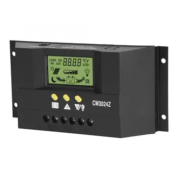 12V 24V PWM Inteligenta Panou Solar Charge Controller Regulator Display LCD 30A Regulator de Încărcare Solară