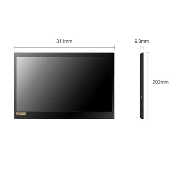 Monitorul auxiliar pentru Samsung DeX 13.3 inch 1080p cu HDR zece puncte de atingere monitor portabil