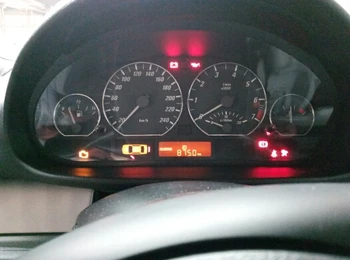Chrome Vitezometru Indicator cu Cadran Inelul Panoului de Inel se potrivesc pentru BMW E46 98-05 3 serii