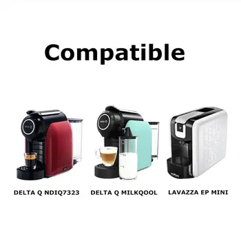 Din oțel inoxidabil Reîncărcabile Cafea Capsulă Capsulă Filtru Dripper Tamper Compatibil cu DELTA Q/ Mașină de Cafea