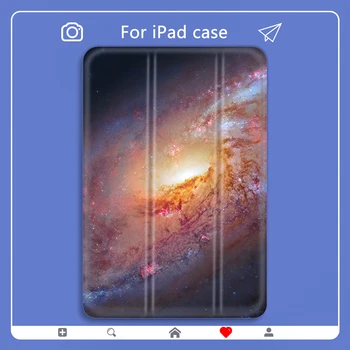 Cerul înstelat de Caz pentru ipad Mini 2 3 4 Piele PU de Acoperire Personalitate Univers Colorat Caz Pentru iPad Aer 2 3 10.2 inch ipad pro 2018