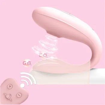 Telecomandă fără fir Tip C Suge Vibratorul Masturbator Biberon Clit Sucker G-spot Stimulator Clitoris Jucarii Sexuale Pentru Cupluri