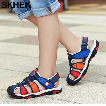 Sandale pentru COPII Pantofi 2020 stil coreean Băiat Mare Închis-toe Poros Pantofi Fund Moale Rezistent la Uzura Băiat Și FATĂ Sandale