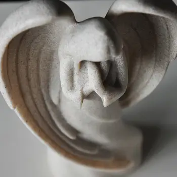 [MGT] European înger Păzitor sculptura de decorare camera de zi studiu creative statuie meserii retro accesorii pentru casa de rugăciune înger