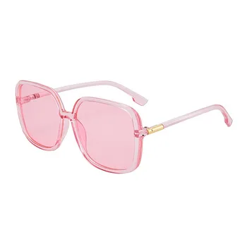 Anti-albastru ochelari de Soare Femeie Cutie Mare de Ochelari pentru Womennew Tendință de Moda Cmaos Brand Uv400 Călătorie Acrilic Roz Cadru Oculos