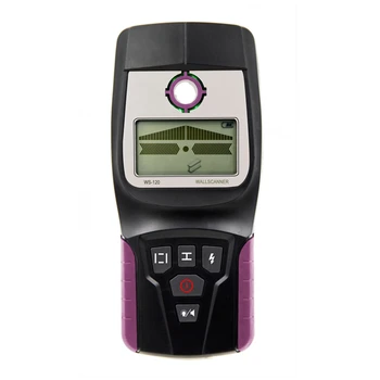 WS120 Perete Scanner Multifuncțional Perete Detector de Apă din PVC Țeavă de Metal, Lemn, AC, Cablu Live Wire Finder Scaner de Diagnosticare-instrument