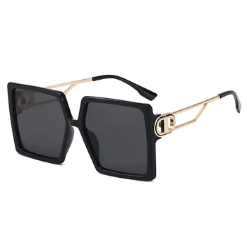 Noua Moda ochelari de soare de Designer de Brand de Lux ochelari de Soare Patrati Femei Vintage Supradimensionate 2021 tendință de sex Feminin de Ochelari de Soare Nuante Pentru Wo