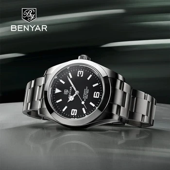 BENYAR Bărbați Ceasuri Mecanice de Top de Brand de Lux Ceas Automatic Barbati Sport rezistent la apa din Oțel Inoxidabil Ceas de Ceas reloj hombre