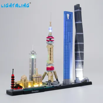 Lightaling Lumină Led-Uri Kit Pentru 21039 Arhitectura Shanghai