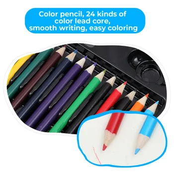 150Pcs/Set Pictura Desen de Arta Artist Set Kit pentru Copii Acuarelă Pix Creion 24 de Tipuri de Culoare Plumb Nuclee Pictura de Artă